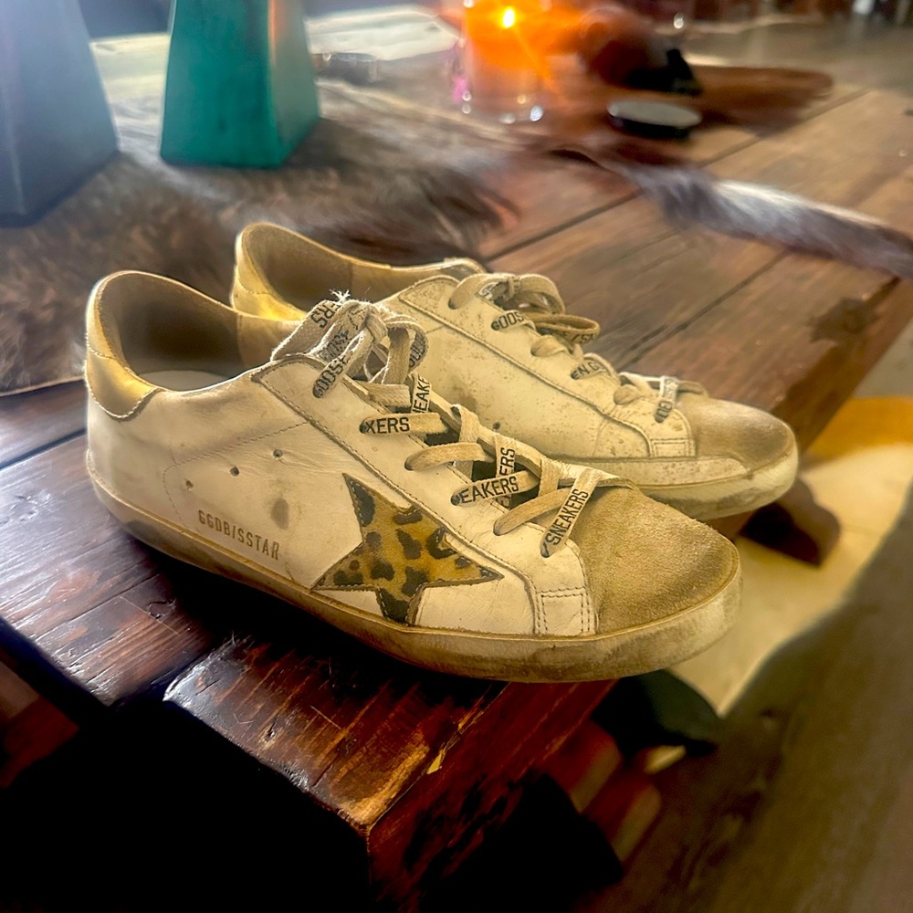 Golden Goose Superstar Leopard Print Super
Star Sneakers EU 37 US 7
